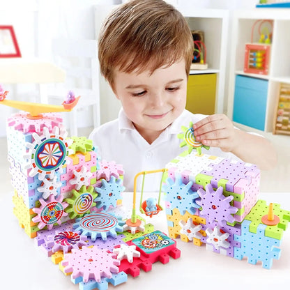 Electric Building Block Gear Toy (6021)
