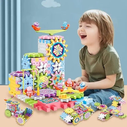 Electric Building Block Gear Toy (6021)