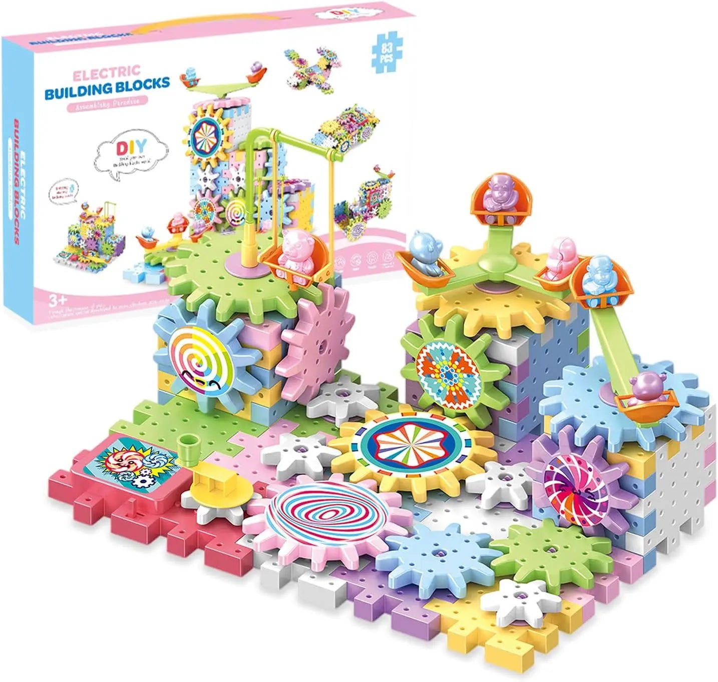 Electric Building Block Gear Toy (6021)
