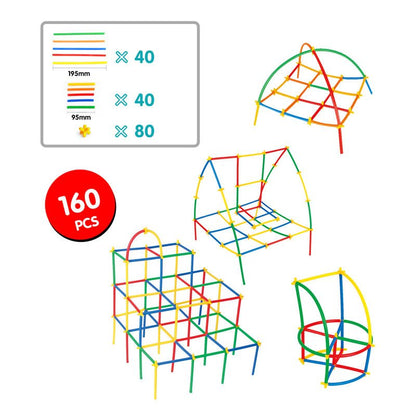 Super Bamboo Sticks, Building Block Sticks For Kids